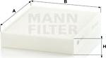 Mann-Filter CU 25 001 - Филтър купе (поленов филтър) vvparts.bg
