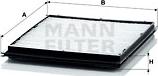 Mann-Filter CU 2516 - Филтър купе (поленов филтър) vvparts.bg