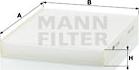 Mann-Filter CU 26 001 - Филтър купе (поленов филтър) vvparts.bg