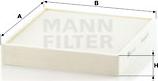 Mann-Filter CU 26 010 - Филтър купе (поленов филтър) vvparts.bg