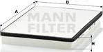 Mann-Filter CU 2672 - Филтър купе (поленов филтър) vvparts.bg