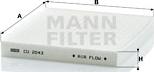 Mann-Filter CU 2043 - Филтър купе (поленов филтър) vvparts.bg