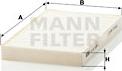 Mann-Filter CU 20 005-2 - Филтър купе (поленов филтър) vvparts.bg