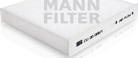 Mann-Filter CU 20 006/1 - Филтър купе (поленов филтър) vvparts.bg