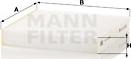 Mann-Filter CU 20 006 - Филтър купе (поленов филтър) vvparts.bg