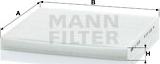 Mann-Filter CU 2035 - Филтър купе (поленов филтър) vvparts.bg
