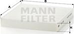 Mann-Filter CU 2149 - Филтър купе (поленов филтър) vvparts.bg