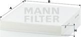 Mann-Filter CU 2141 - Филтър купе (поленов филтър) vvparts.bg