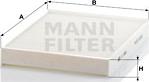 Mann-Filter CU 2842 - Филтър купе (поленов филтър) vvparts.bg