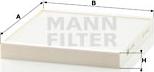 Mann-Filter CU 2349 - Филтър купе (поленов филтър) vvparts.bg