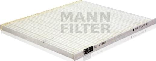 Mann-Filter CU 2344/1 - Филтър купе (поленов филтър) vvparts.bg