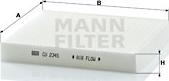 Mann-Filter CU 2345 - Филтър купе (поленов филтър) vvparts.bg