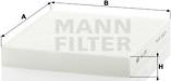 Mann-Filter CU 2351 - Филтър купе (поленов филтър) vvparts.bg