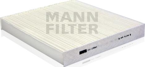 Mann-Filter CU 2358/1 - Филтър купе (поленов филтър) vvparts.bg