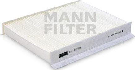 Mann-Filter CU 2335/1 - Филтър купе (поленов филтър) vvparts.bg