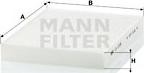 Mann-Filter CU 2335 - Филтър купе (поленов филтър) vvparts.bg