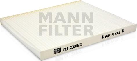 Mann-Filter CU 2336/2 - Филтър купе (поленов филтър) vvparts.bg