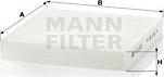 Mann-Filter CU 2253 - Филтър купе (поленов филтър) vvparts.bg