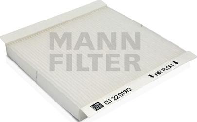 Mann-Filter CU 22 019/2 - Филтър купе (поленов филтър) vvparts.bg