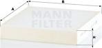 Mann-Filter CU 22 034 - Филтър купе (поленов филтър) vvparts.bg