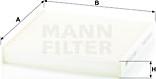 Mann-Filter CU 22 029 - Филтър купе (поленов филтър) vvparts.bg