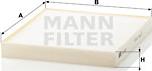 Mann-Filter CU 2227 - Филтър купе (поленов филтър) vvparts.bg