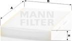 Mann-Filter CU 27 009 - Филтър купе (поленов филтър) vvparts.bg