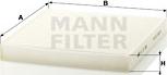 Mann-Filter CU 27 008 - Филтър купе (поленов филтър) vvparts.bg