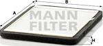 Mann-Filter CUK 2424 - Филтър купе (поленов филтър) vvparts.bg