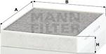 Mann-Filter CUK 25 001 - Филтър купе (поленов филтър) vvparts.bg