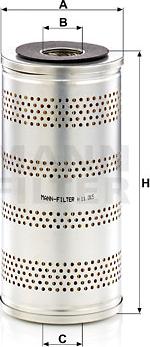 Mann-Filter H 11 005 x - Филтър, работна хидравлика vvparts.bg