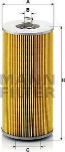 Mann-Filter H 12 110/3 - Маслен филтър vvparts.bg