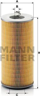 Mann-Filter H 12 110/2 x - Маслен филтър vvparts.bg