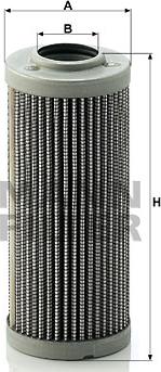 Mann-Filter HD 509 - Хидравличен филтър, автоматична предавателна кутия vvparts.bg