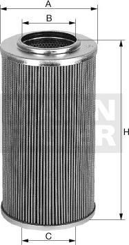 Mann-Filter HU 721 - Хидравличен филтър, автоматична предавателна кутия vvparts.bg