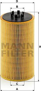 Mann-Filter HU 13 125 x - Маслен филтър vvparts.bg