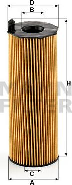 Mann-Filter HU 8001 x - Маслен филтър vvparts.bg