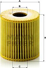 Mann-Filter HU 819/1 x - Маслен филтър vvparts.bg