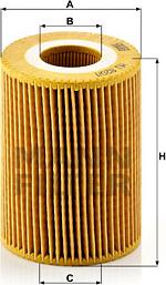 Mann-Filter HU 820/1 y - Маслен филтър vvparts.bg