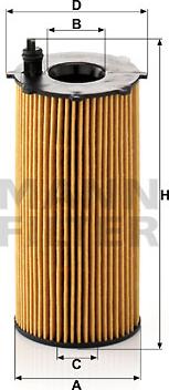 Mann-Filter HU 820/2 x - Маслен филтър vvparts.bg