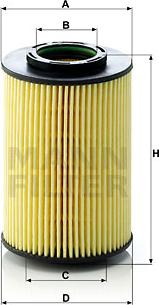 Mann-Filter HU 822/5 x - Маслен филтър vvparts.bg