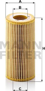 Mann-Filter HU 719/8 y - Маслен филтър vvparts.bg