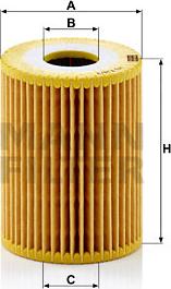 Mann-Filter HU 719/3 x - Маслен филтър vvparts.bg