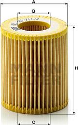 Mann-Filter HU 711/4 x - Маслен филтър vvparts.bg