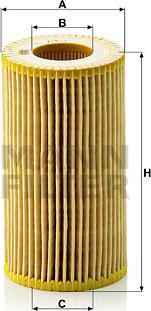 Mann-Filter HU 718/1 n - Маслен филтър vvparts.bg