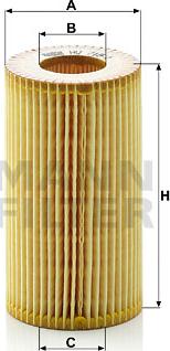 Mann-Filter HU 718/1 y - Маслен филтър vvparts.bg