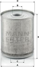 Mann-Filter P 939 x - Горивен филтър vvparts.bg