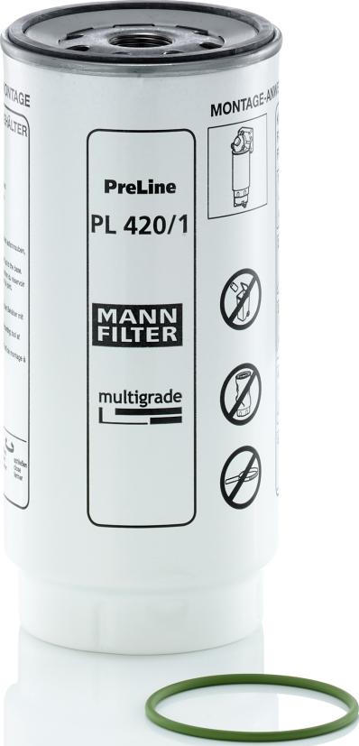 Mann-Filter PL 420/1 x - Горивен филтър vvparts.bg