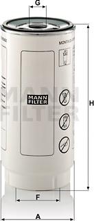 Mann-Filter PL 420/7 x - Горивен филтър vvparts.bg