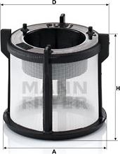 Mann-Filter PU 51 x - Горивен филтър vvparts.bg